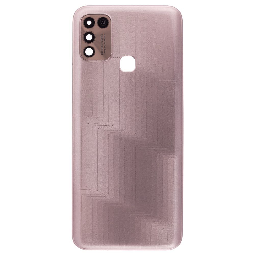 Задняя крышка для Infinix Hot 11 Play (золотистый) (в сборе со стеклом камеры)