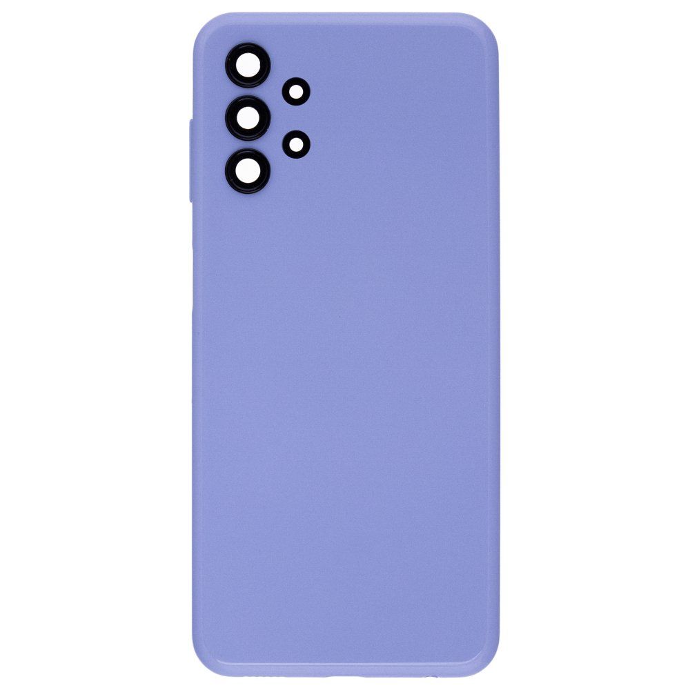 Задняя крышка для Samsung A135 Galaxy A13 (голубой) (в сборе со стеклом камеры)