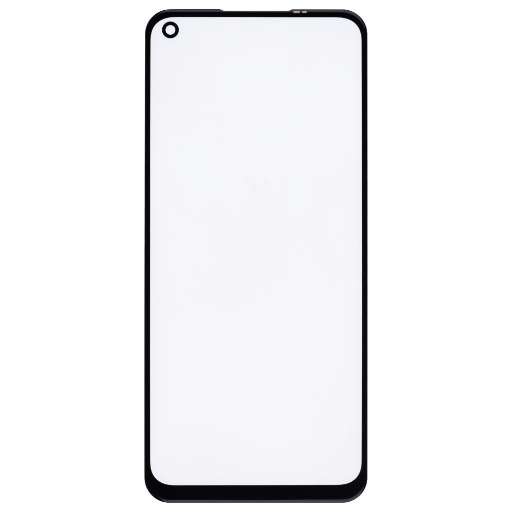 Стекло модуля для Realme 6s (RMX2002) + OCA (черный)