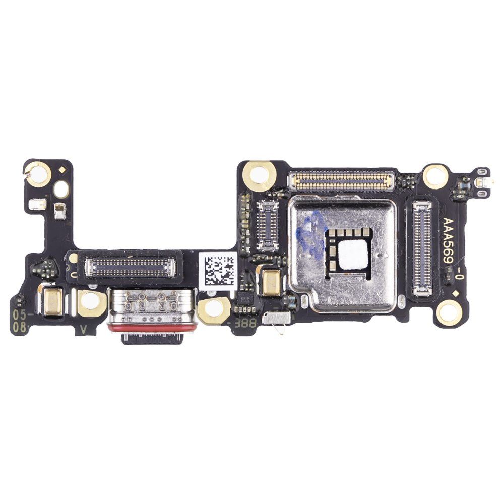 Нижняя плата для OnePlus 13 (CPH2653) с комп. + разъем зарядки + микрофон + разъем SIM (ORIG100)