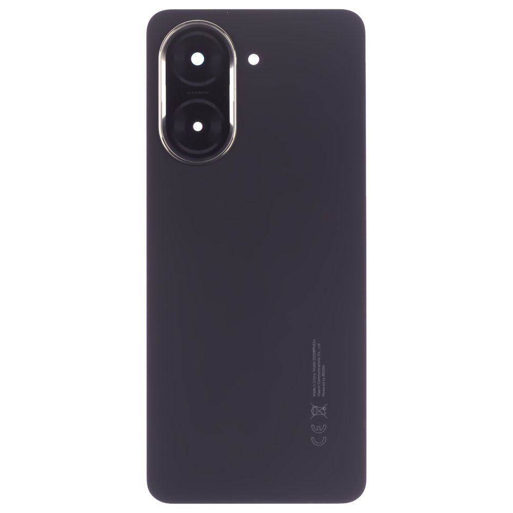 Задняя крышка для Xiaomi Redmi A5 (25028RN03A) (черный) (в сборе со стеклом камеры)