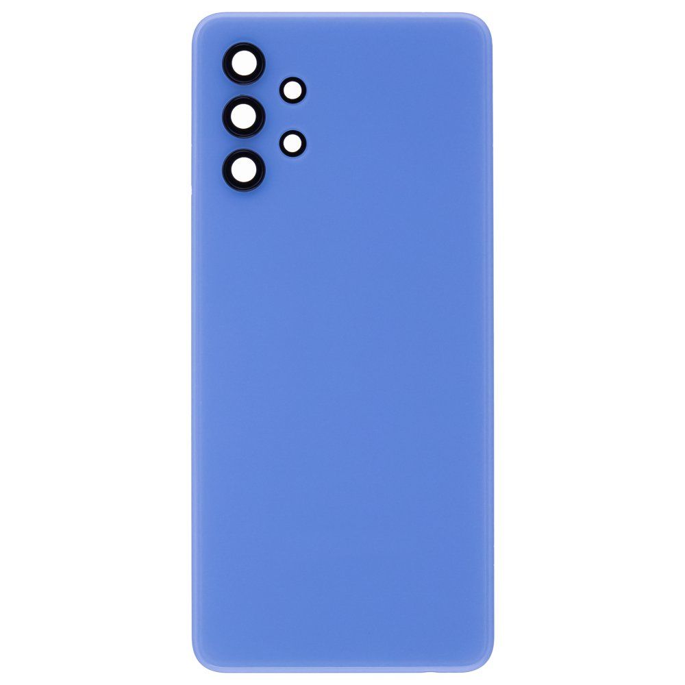 Задняя крышка для Samsung A325 Galaxy A32 (голубой) (в сборе со стеклом камеры)