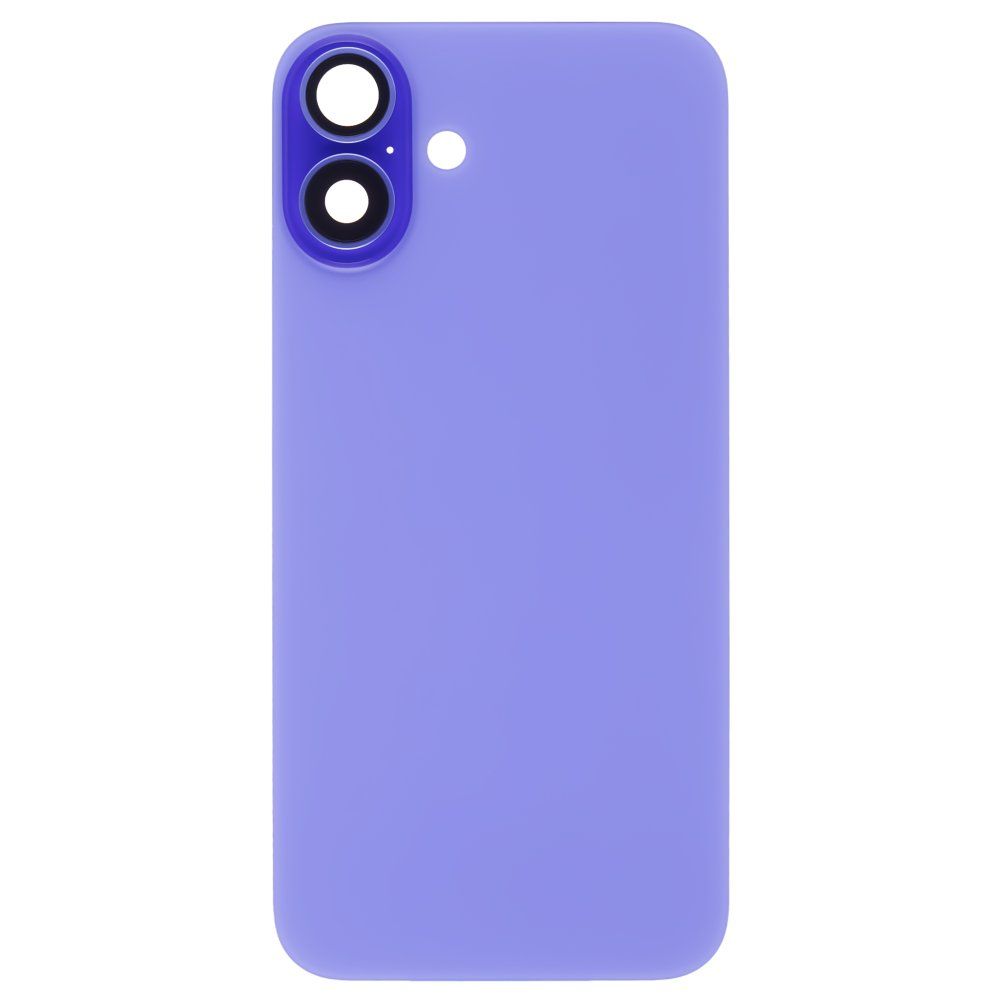 Задняя крышка для Apple iPhone 16 Plus (синий) (в сборе со стеклом камеры) (Premium)