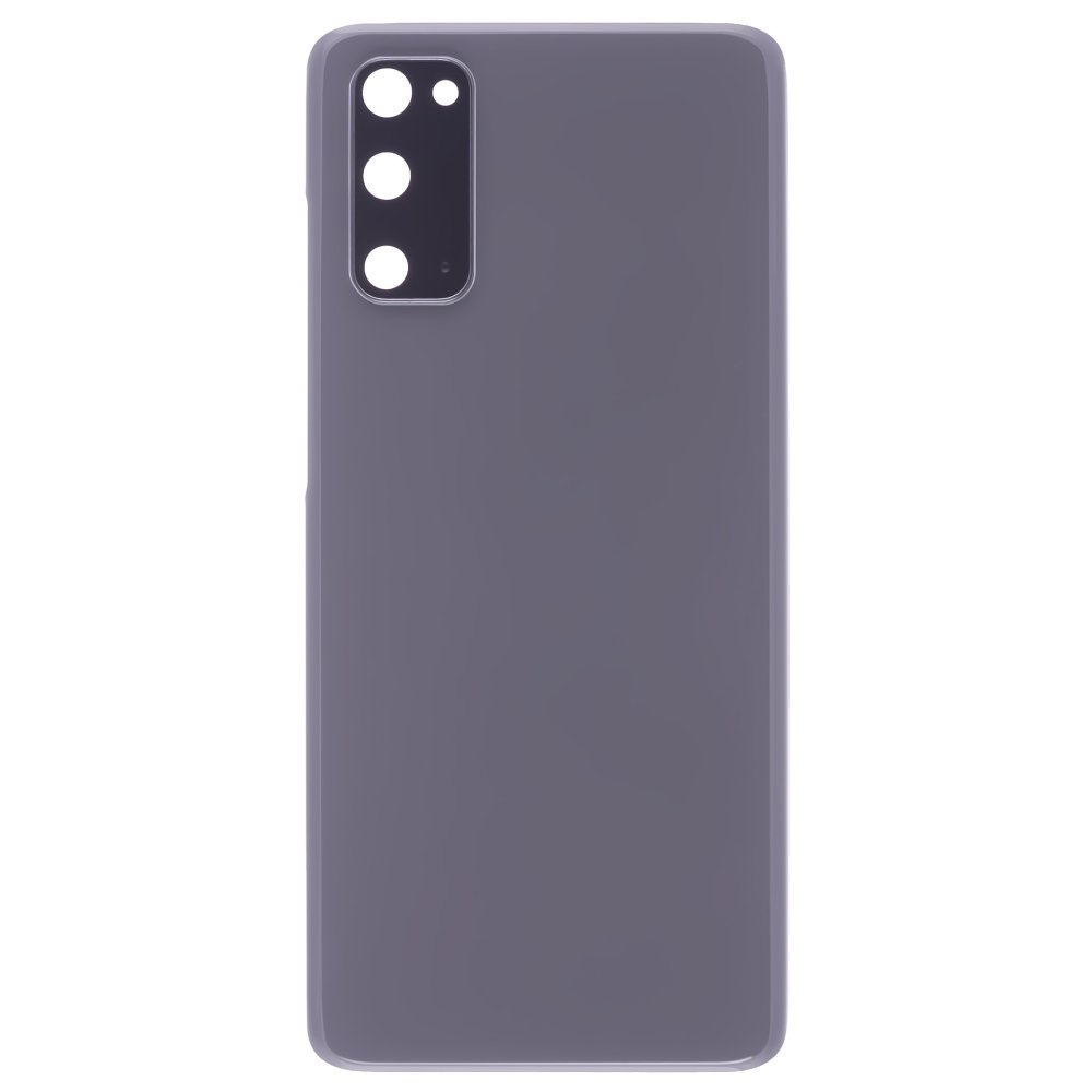 Задняя крышка для Samsung G980 Galaxy S20 (серый) (в сборе со стеклом камеры)