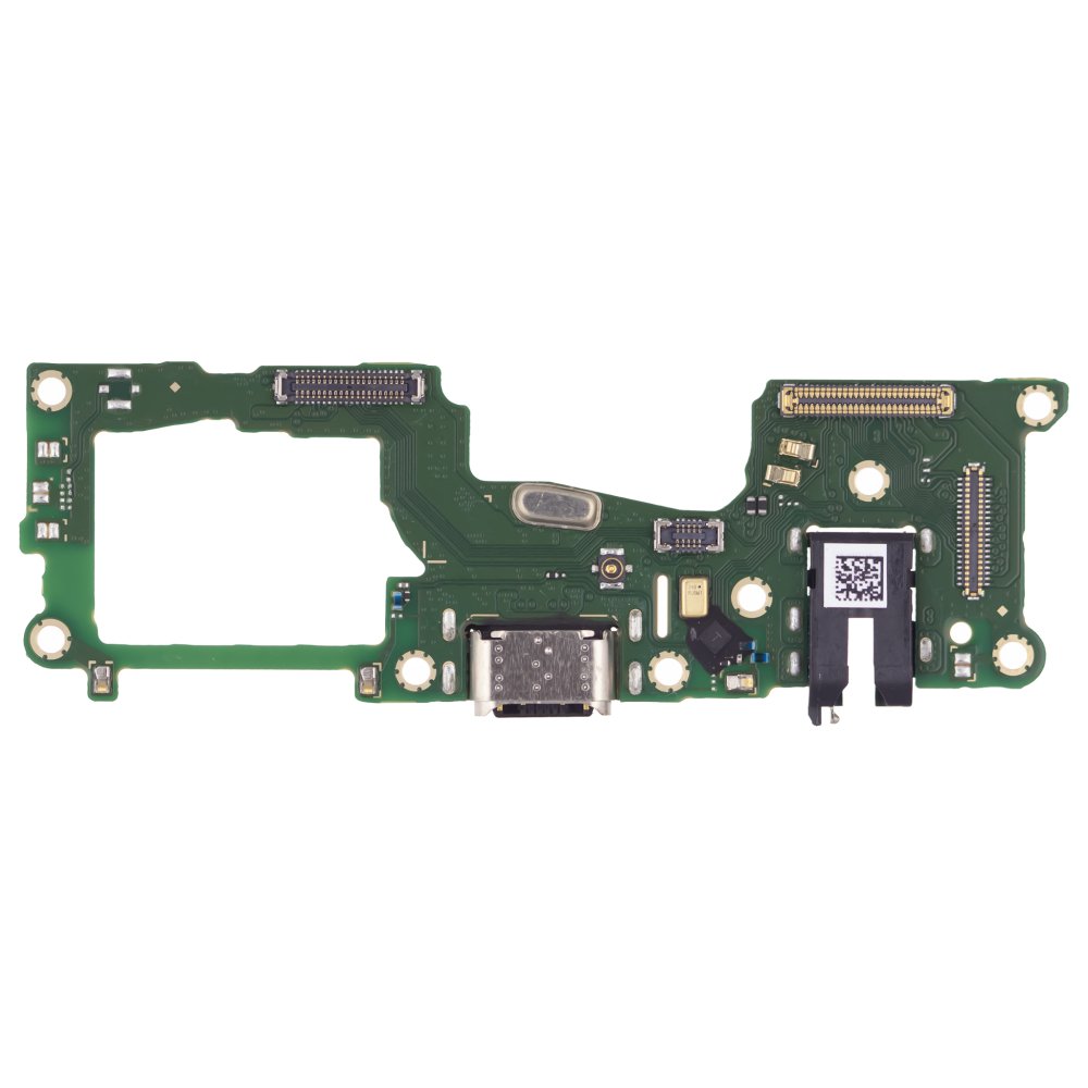 Нижняя плата для Realme 8 4G (RMX3085) / 8 Pro (RMX3081) / OPPO A74 4G (CPH2219) с комп. + разъем зарядки + микрофон (ORIG100)