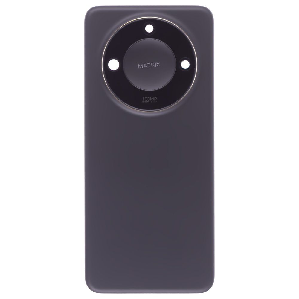 Задняя крышка для Huawei Honor X9c Smart (BRC-NX1) (черный) (в сборе со стеклом камеры)