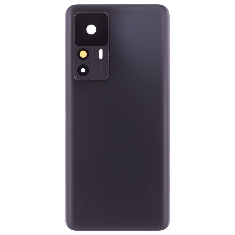 Задняя крышка для Xiaomi 12T (22071212AG) (черный) (в сборе со стеклом камеры) (ORIG100)