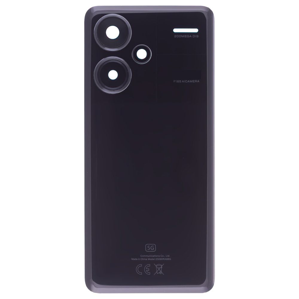 Задняя крышка для Xiaomi Redmi Note 13 Pro+ 5G (23090RA98C) (черный) (в сборе со стеклом камеры)
