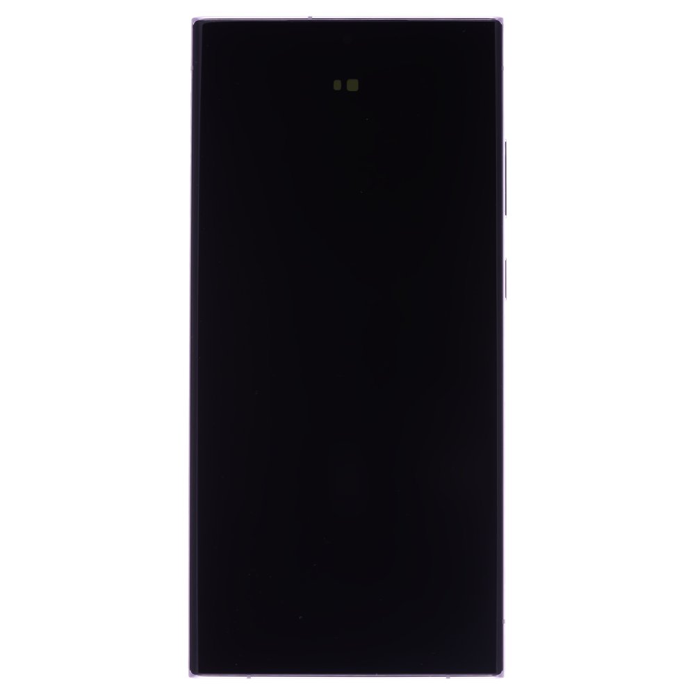 Дисплей для Samsung S918 Galaxy S23 Ultra + тачскрин (розовый) (в рамке) (ORIG100) (возможен дефект ЛКП)