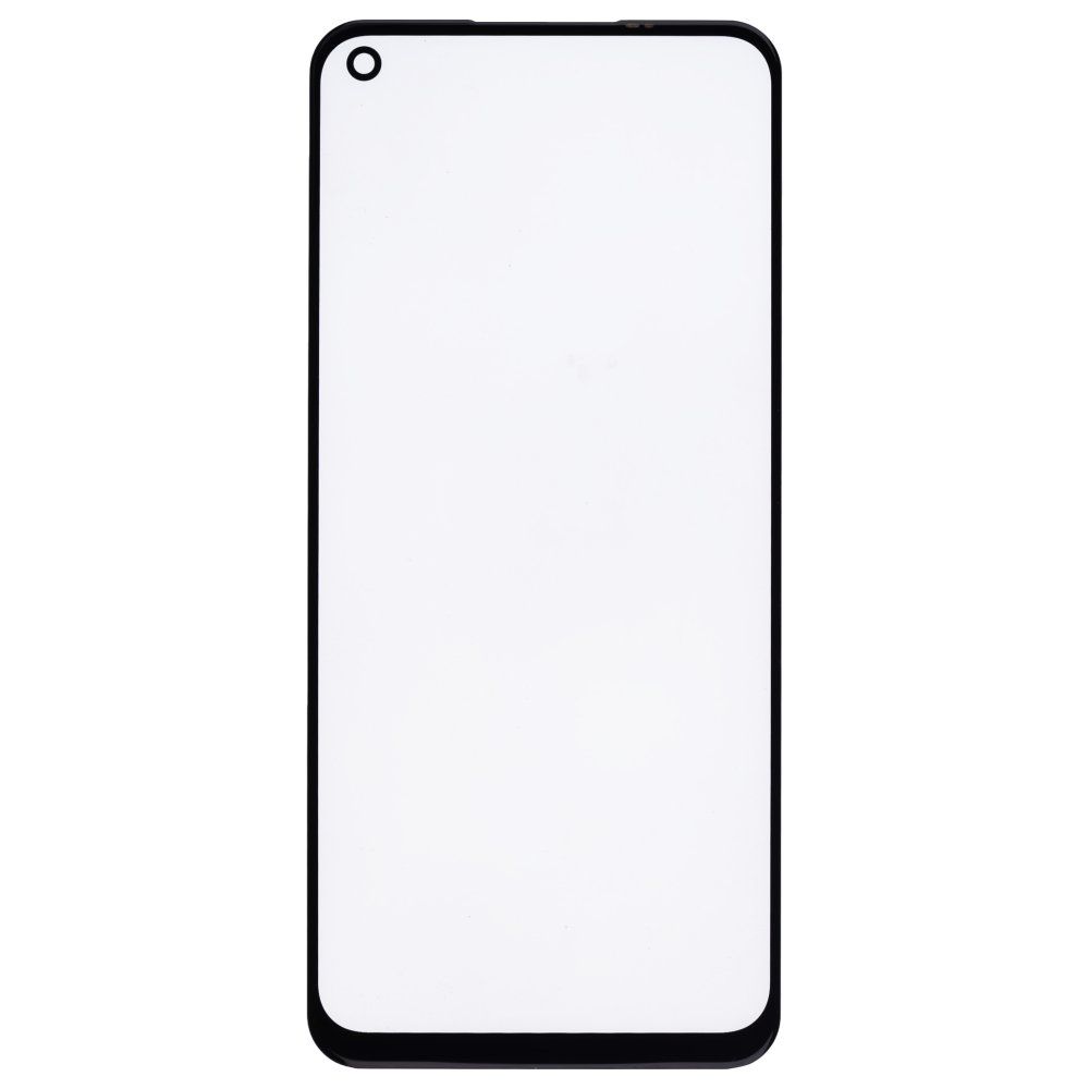 Стекло модуля для Realme 6 (RMX2001) / 8 5G (RMX3241) + OCA (черный)