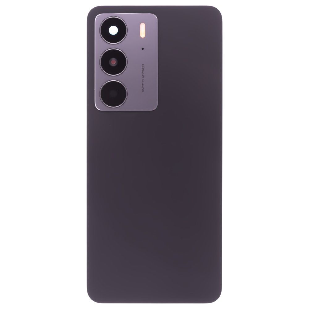 Задняя крышка для Realme C75 (RMX3941) (черный) (в сборе со стеклом камеры)