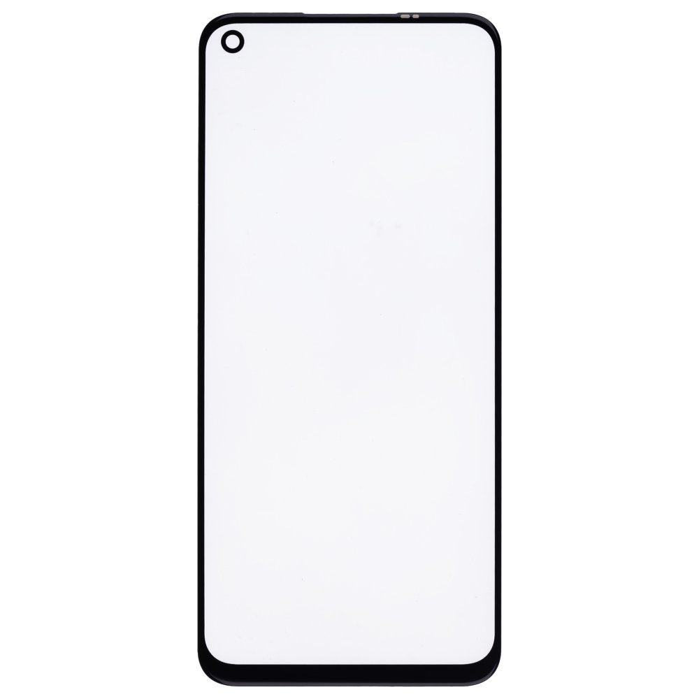 Стекло модуля для Realme 7 4G (RMX2155) + OCA (черный)