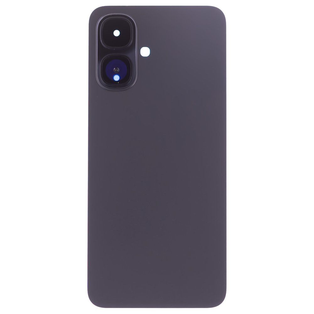 Задняя крышка для Infinix Smart 10 (X6725) (черный) (в сборе со стеклом камеры)