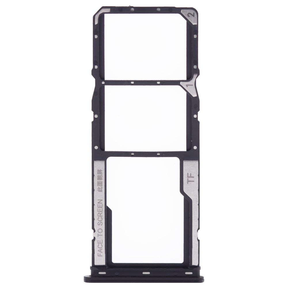 Держатель сим-карты для Xiaomi Poco C51 (2302EPCC4I) (черный)