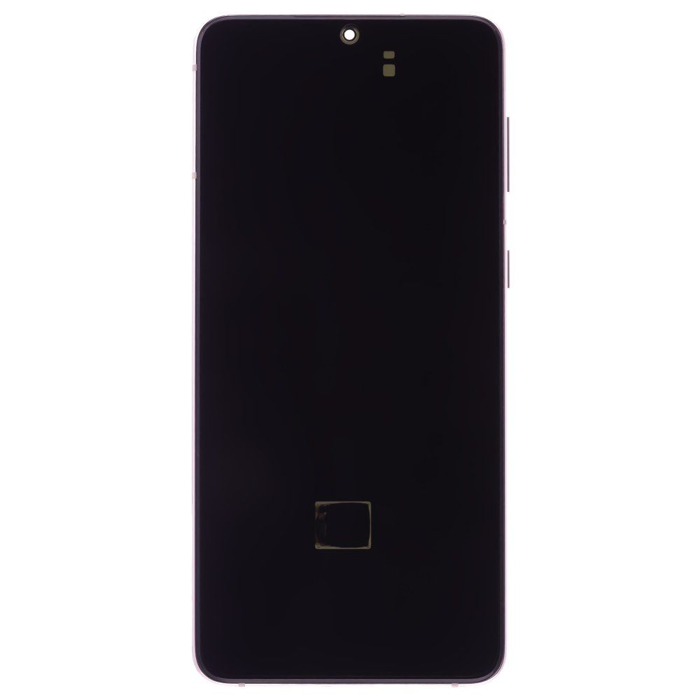 Дисплей для Samsung G996 Galaxy S21+ + тачскрин (фиолетовый) (в рамке) (ORIG100) (возможен дефект ЛКП)