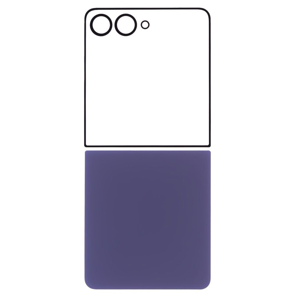 Задняя крышка для Samsung F766 Galaxy Z Flip 7 (синий) (комплект)