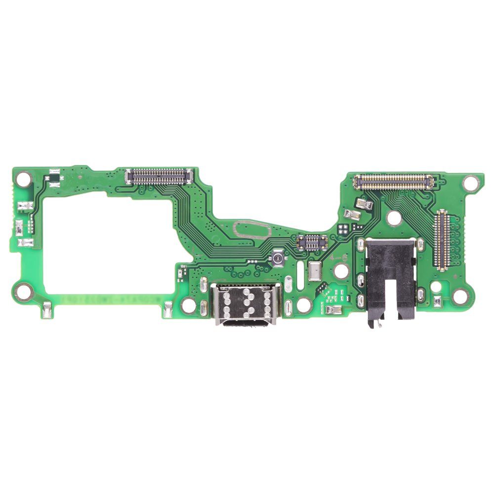 Нижняя плата для OPPO A74 4G (CPH2219) с комп. + разъем зарядки + микрофон + разъем гарнитуры