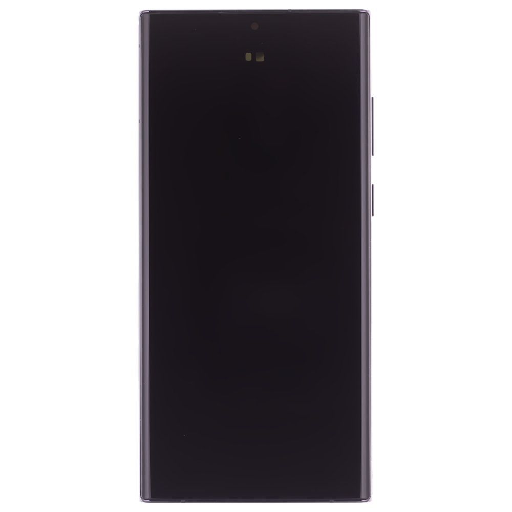Дисплей для Samsung S908 Galaxy S22 Ultra + тачскрин (черный) (в рамке) (ORIG100) (SP)