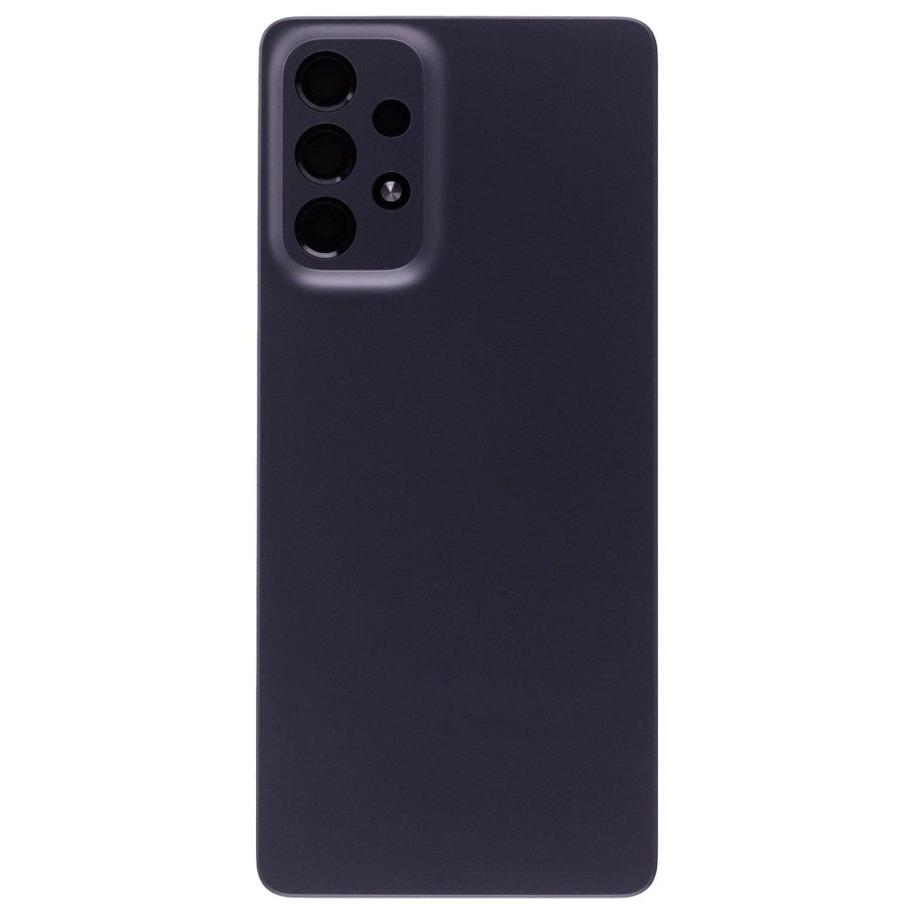 Задняя крышка для Samsung A736 Galaxy A73 5G (черный) (в сборе со стеклом камеры)