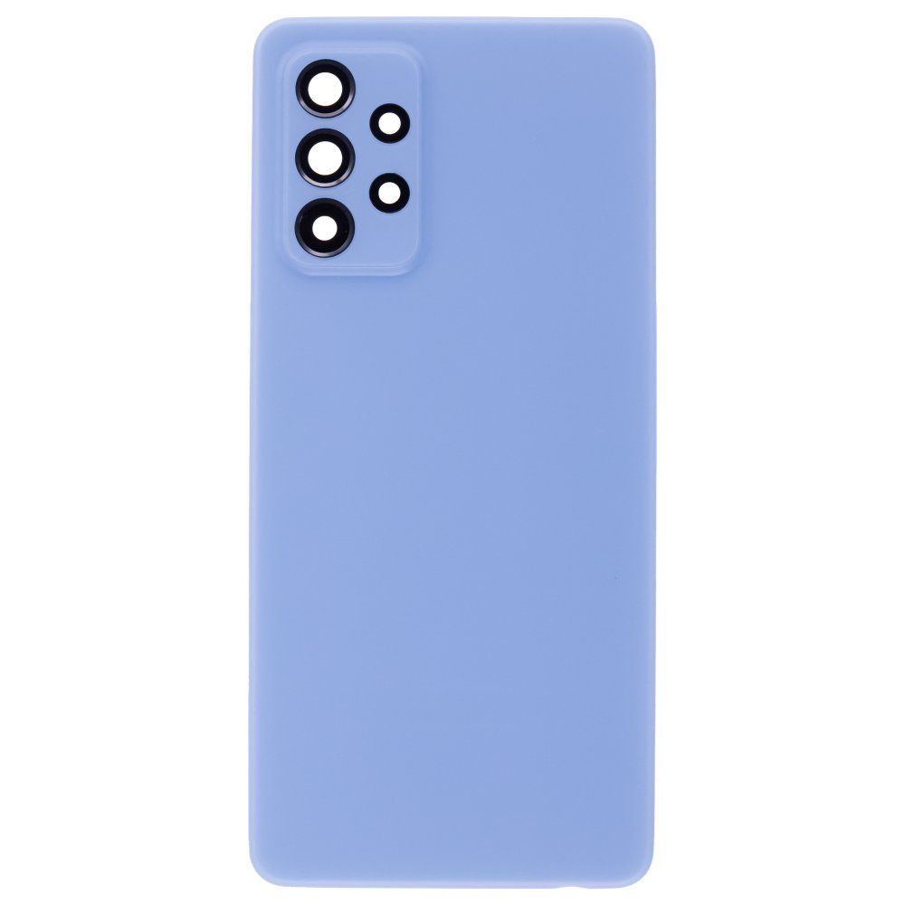 Задняя крышка для Samsung A525 Galaxy A52 / A526 Galaxy A52 5G / A528 Galaxy A52s (голубой) (в сборе со стеклом камеры)