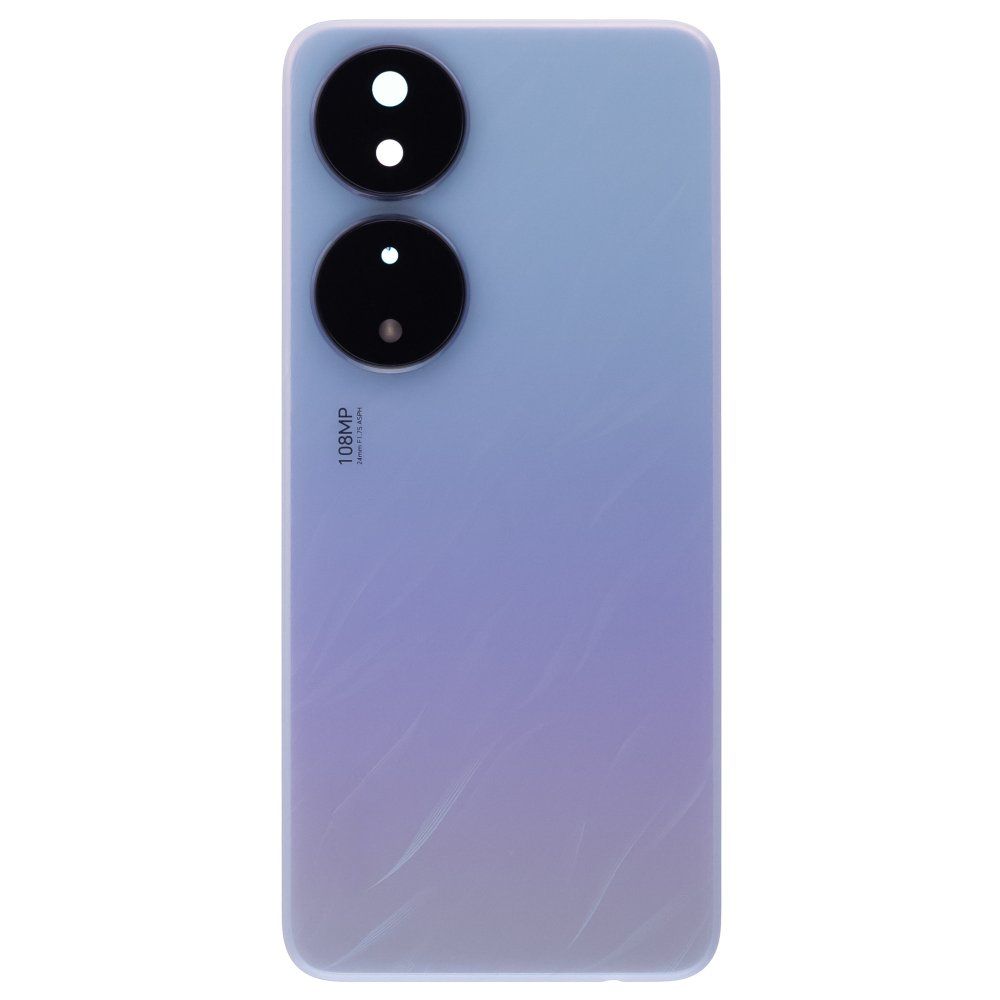 Задняя крышка для Huawei Honor X7b (CLK-LX1) (голубой) (в сборе со стеклом камеры)