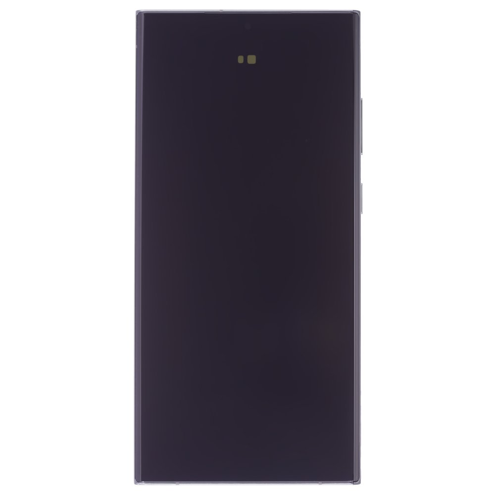 Дисплей для Samsung S918 Galaxy S23 Ultra + тачскрин (зеленый) (в рамке) (ORIG100) (возможен дефект ЛКП)
