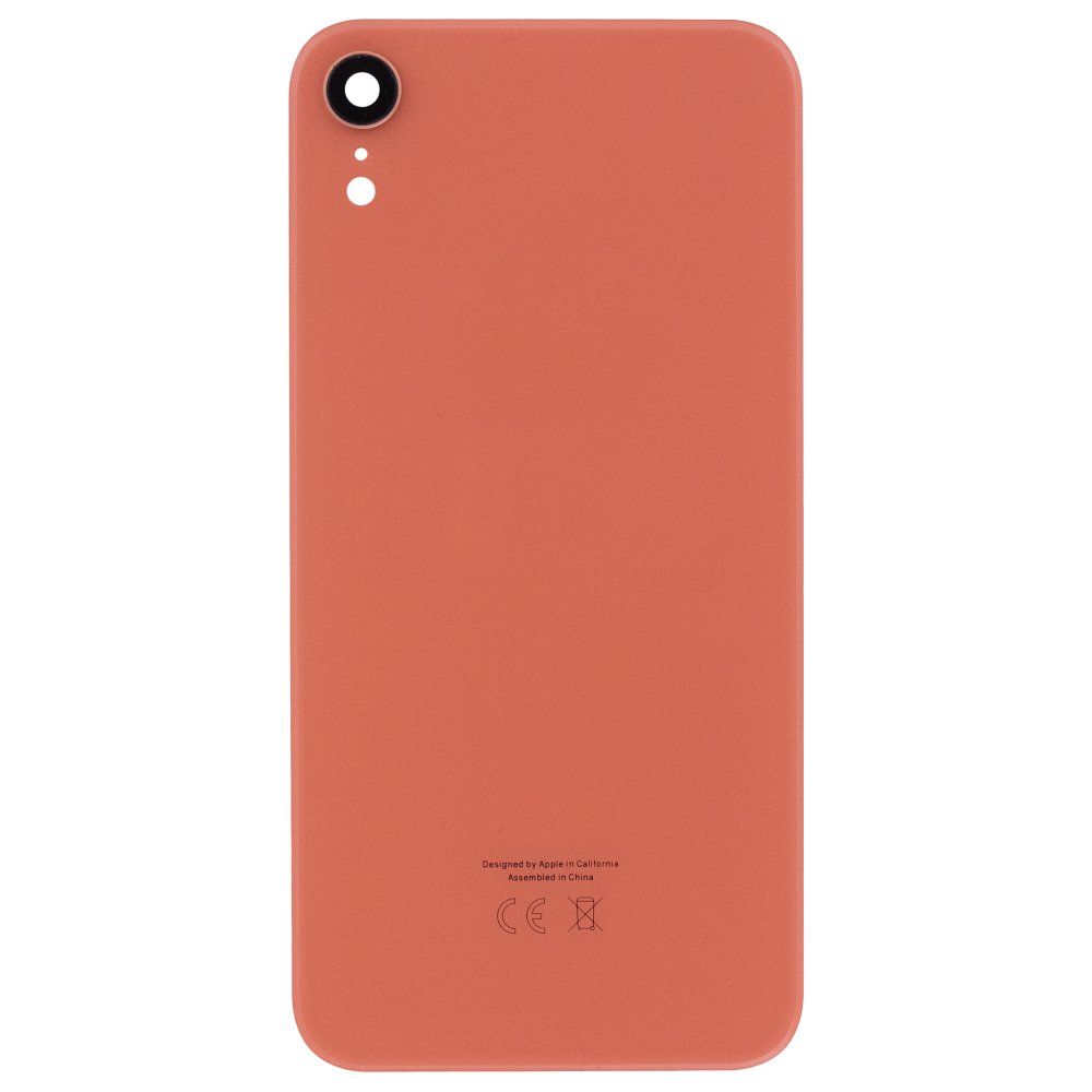 Задняя крышка для Apple iPhone Xr (коралловый) (в сборе со стеклом камеры) (Premium)