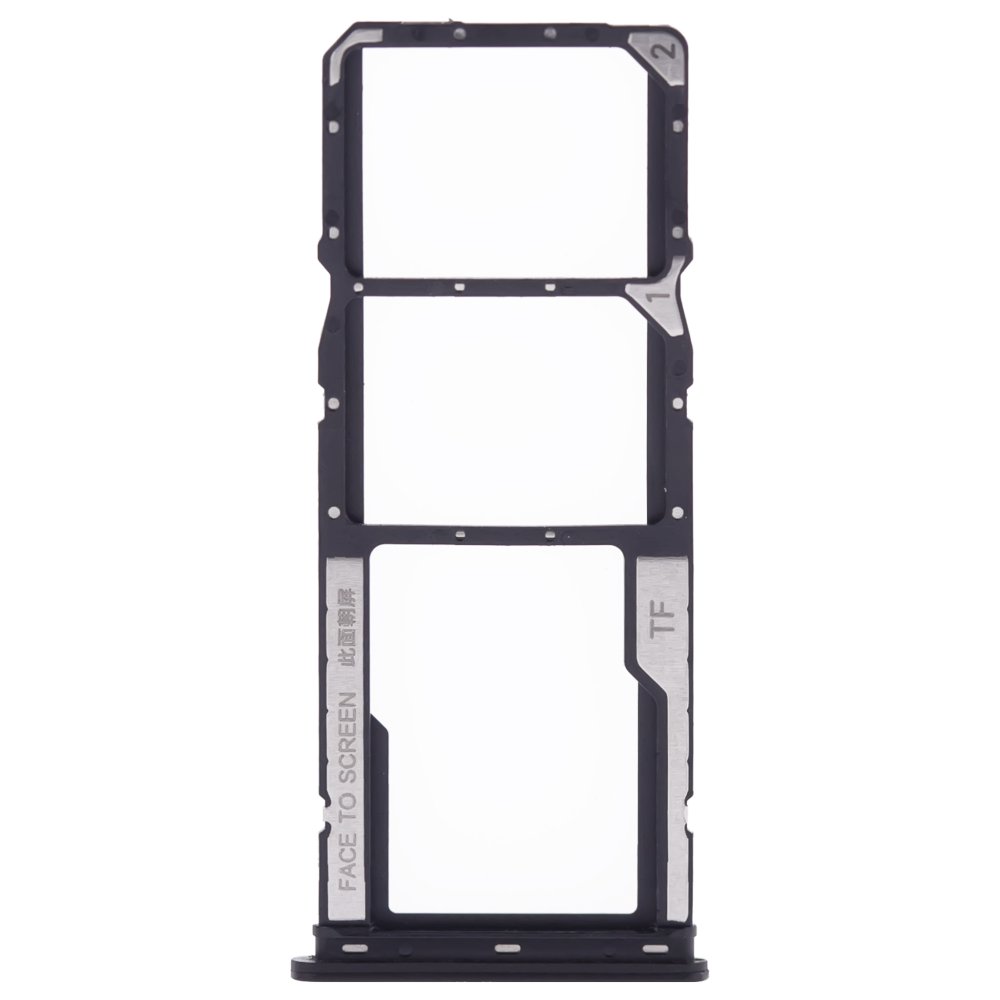 Держатель сим-карты для Xiaomi Poco C51 (2302EPCC4I) (черный)