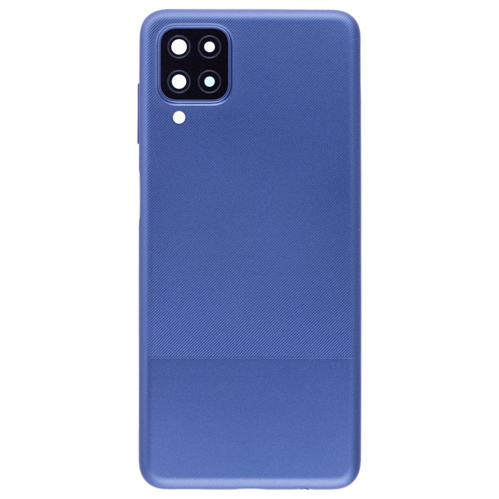 Задняя крышка для Samsung A125 Galaxy A12 / A127 Galaxy A12 Nacho (синий) (в сборе со стеклом камеры)