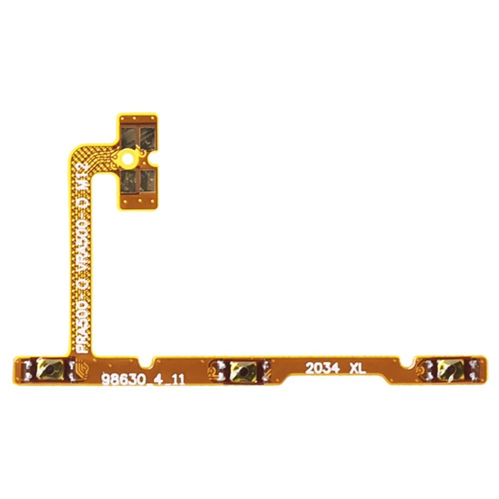 Шлейф для Realme C11 (RMX2185) / C12 (RMX2189) / C15 (RMX2180) / C25 (RMX3191) / C25S (RMX3195) с комп. (на кнопку включения и кнопки громкости)