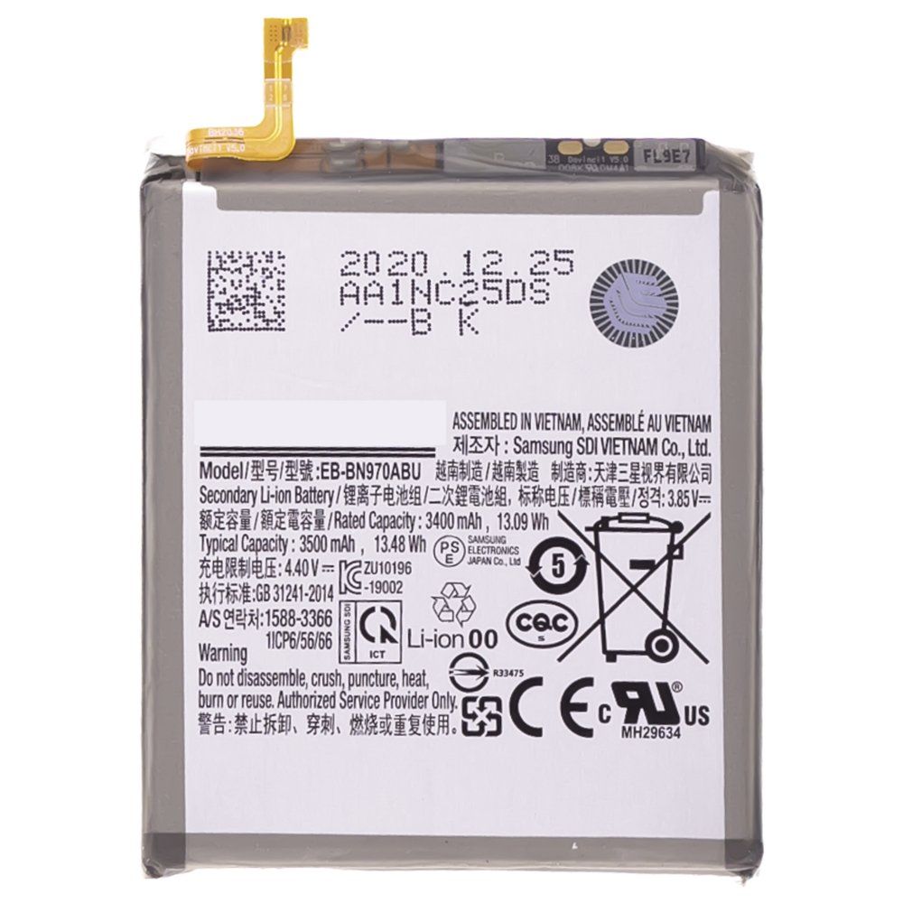 Аккумулятор для Samsung N970 Galaxy Note 10 (EB-BN970ABU) (ORIG100) (SP)