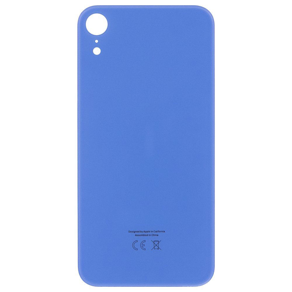 Задняя крышка для Apple iPhone Xr (синий) (с широким отверстием) (Premium)