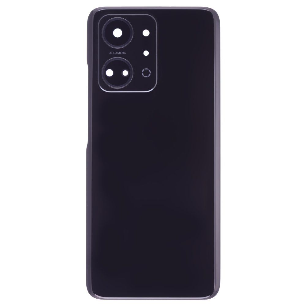 Задняя крышка для Huawei Honor X7a (RKY-LX1) (черный) (в сборе со стеклом камеры)
