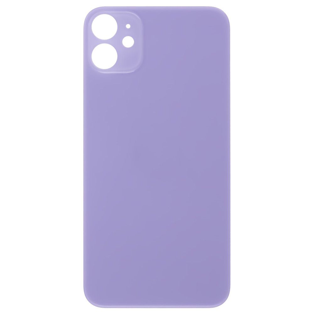 Задняя крышка для Apple iPhone 11 (фиолетовый) (с широким отверстием) (Premium)
