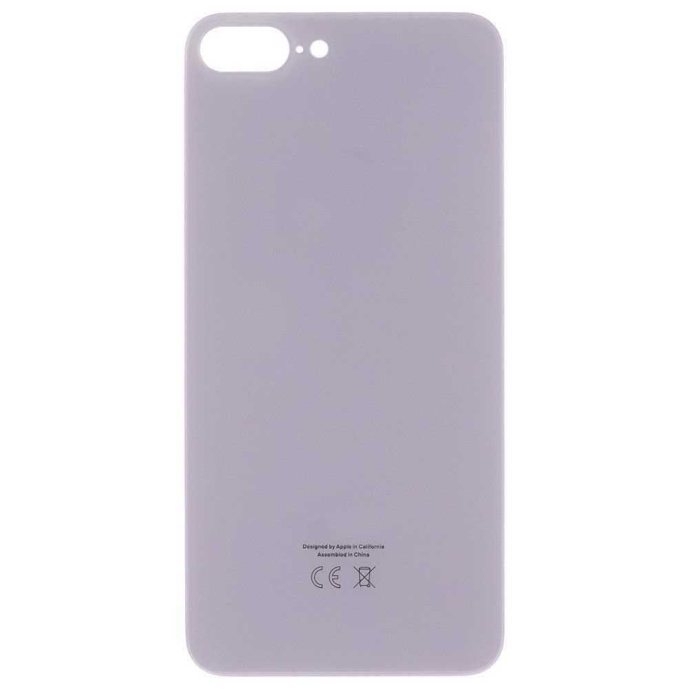 Задняя крышка для Apple iPhone 8 Plus (белый) (с широким отверстием) (Premium)