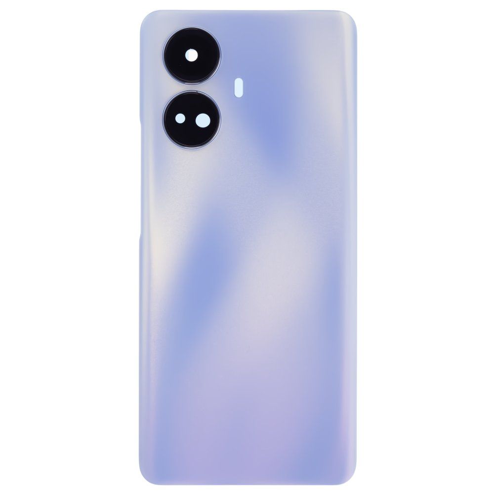 Задняя крышка для Realme 10 Pro+ 5G (RMX3686/RMX3687) (голубой) (в сборе со стеклом камеры)