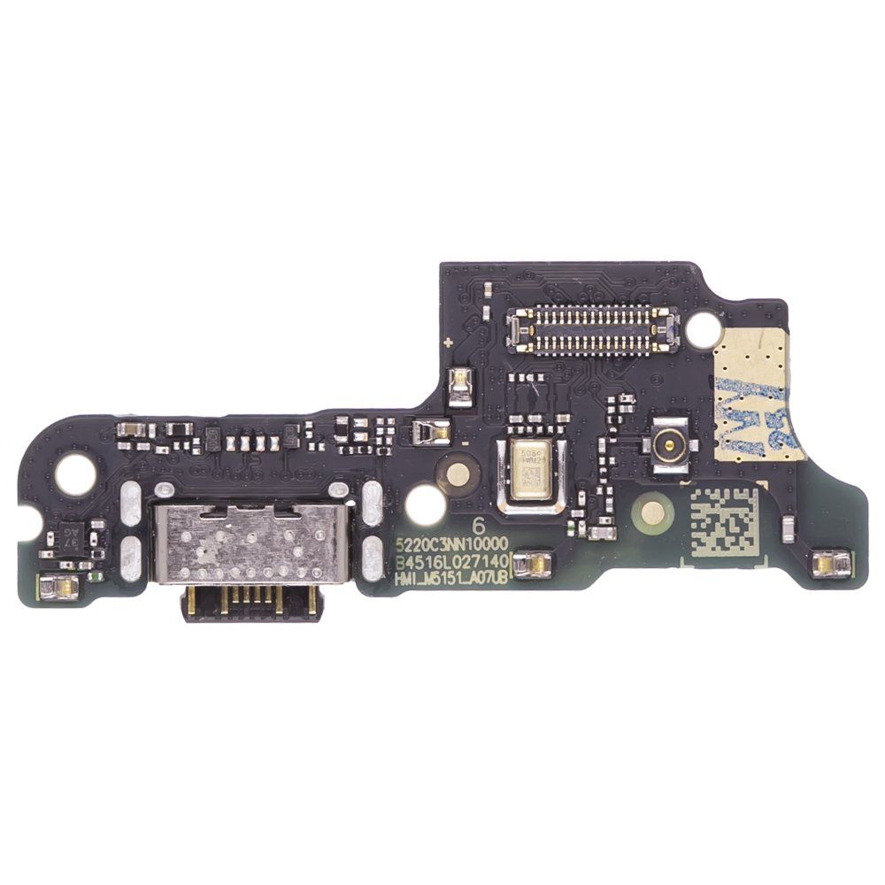 Нижняя плата для Xiaomi Poco M7 4G (25062PC34G) с комп. + разъем зарядки + микрофон + разъем SIM (ORIG100)