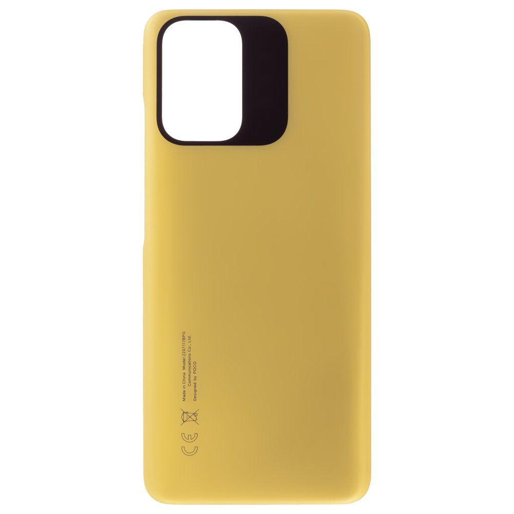 Задняя крышка для Xiaomi Poco M5s (2207117BPG) (желтый)