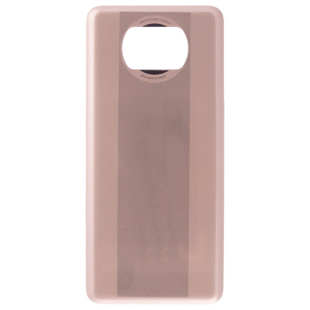 Задняя крышка для Xiaomi Poco X3 / Poco X3 NFC (M2007J20CG) / Poco X3 Pro (M2102J20SG) (бронзовый)