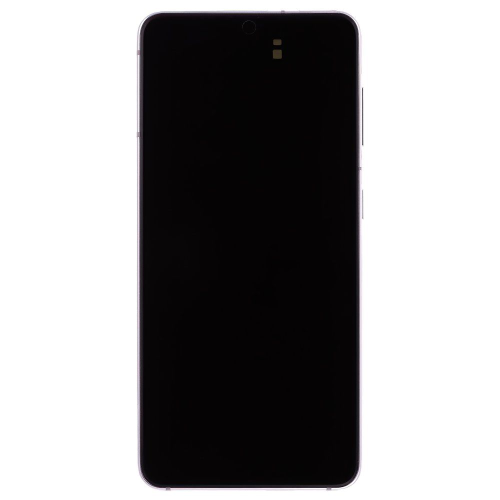 Дисплей для Samsung G991 Galaxy S21 + тачскрин (серебристый) (в рамке) (ORIG100) (возможен дефект ЛКП)