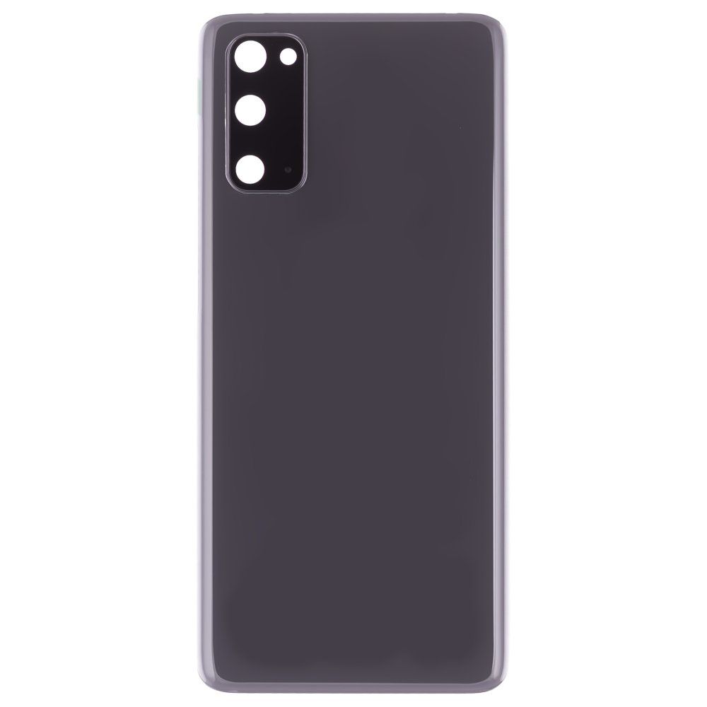 Задняя крышка для Samsung G980 Galaxy S20 (серый) (в сборе со стеклом камеры) (ORIG100)