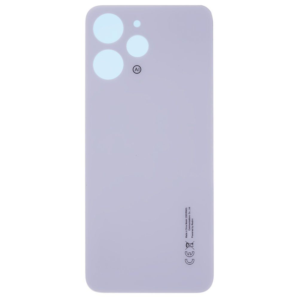 Задняя крышка для Xiaomi Redmi 12 4G (23053RN02Y) (серебристый)