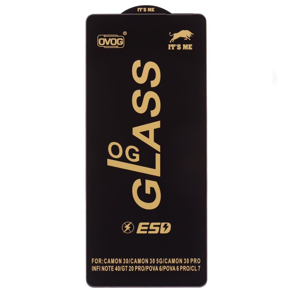 Защитное стекло OG Glass для Tecno Camon 30 Pro 5G (CL8) (черный)