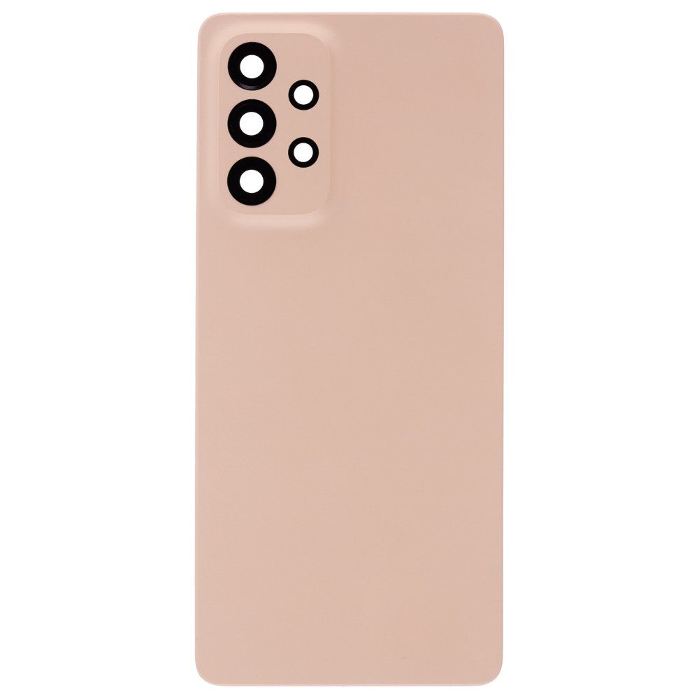 Задняя крышка для Samsung A536 Galaxy A53 5G (оранжевый) (в сборе со стеклом камеры)