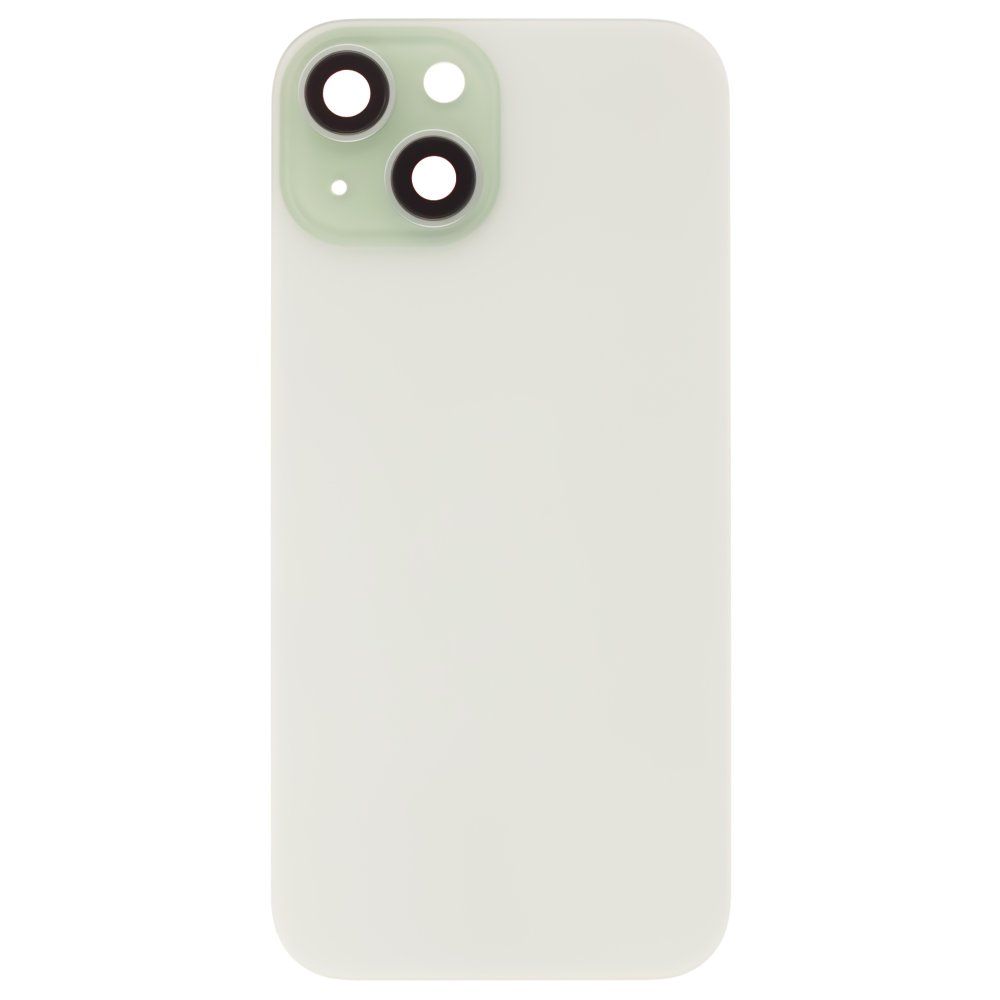Задняя крышка для Apple iPhone 15 (зеленый) (в сборе со стеклом камеры) (Premium)