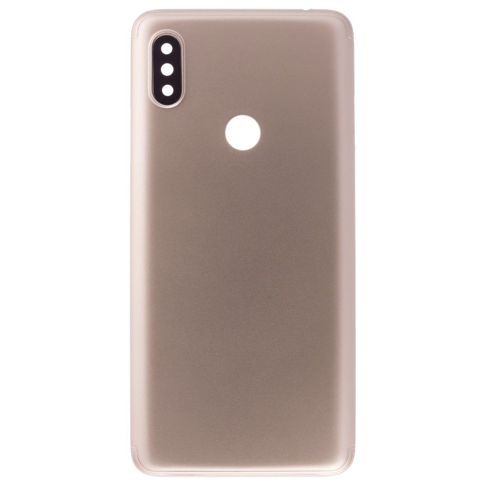 Задняя крышка для Xiaomi Redmi S2 (M1803E6G) (золотистый) (в сборе со стеклом камеры)
