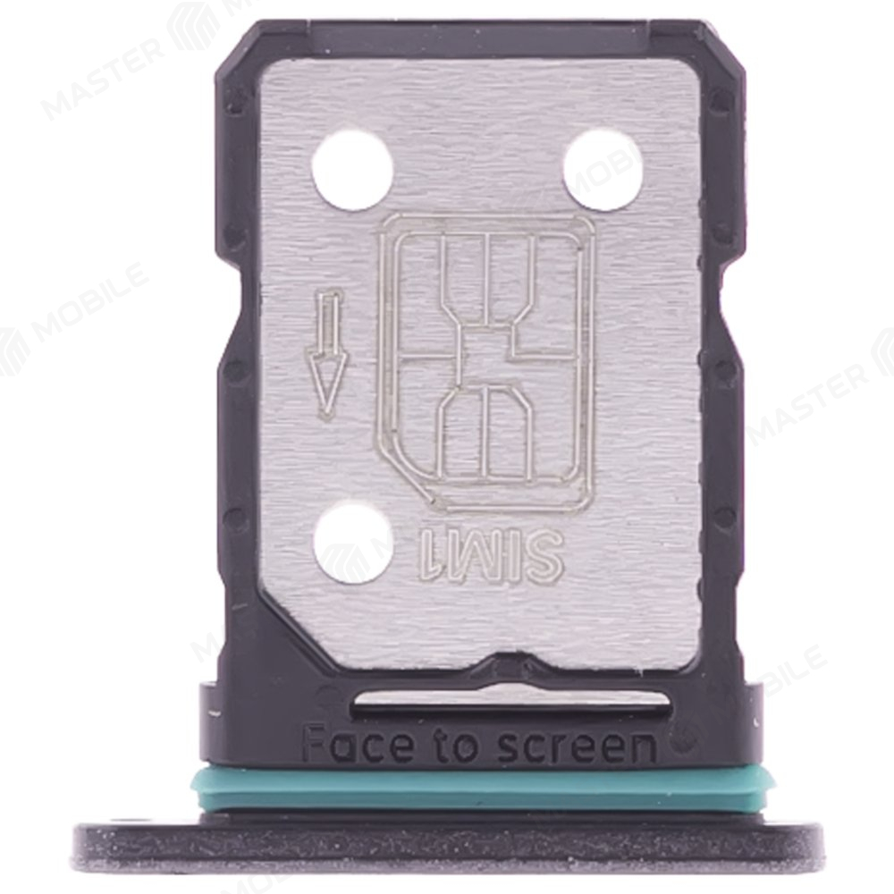 Держатель сим-карты для Realme 10 Pro+ 5G (RMX3686/RMX3687) (черный)