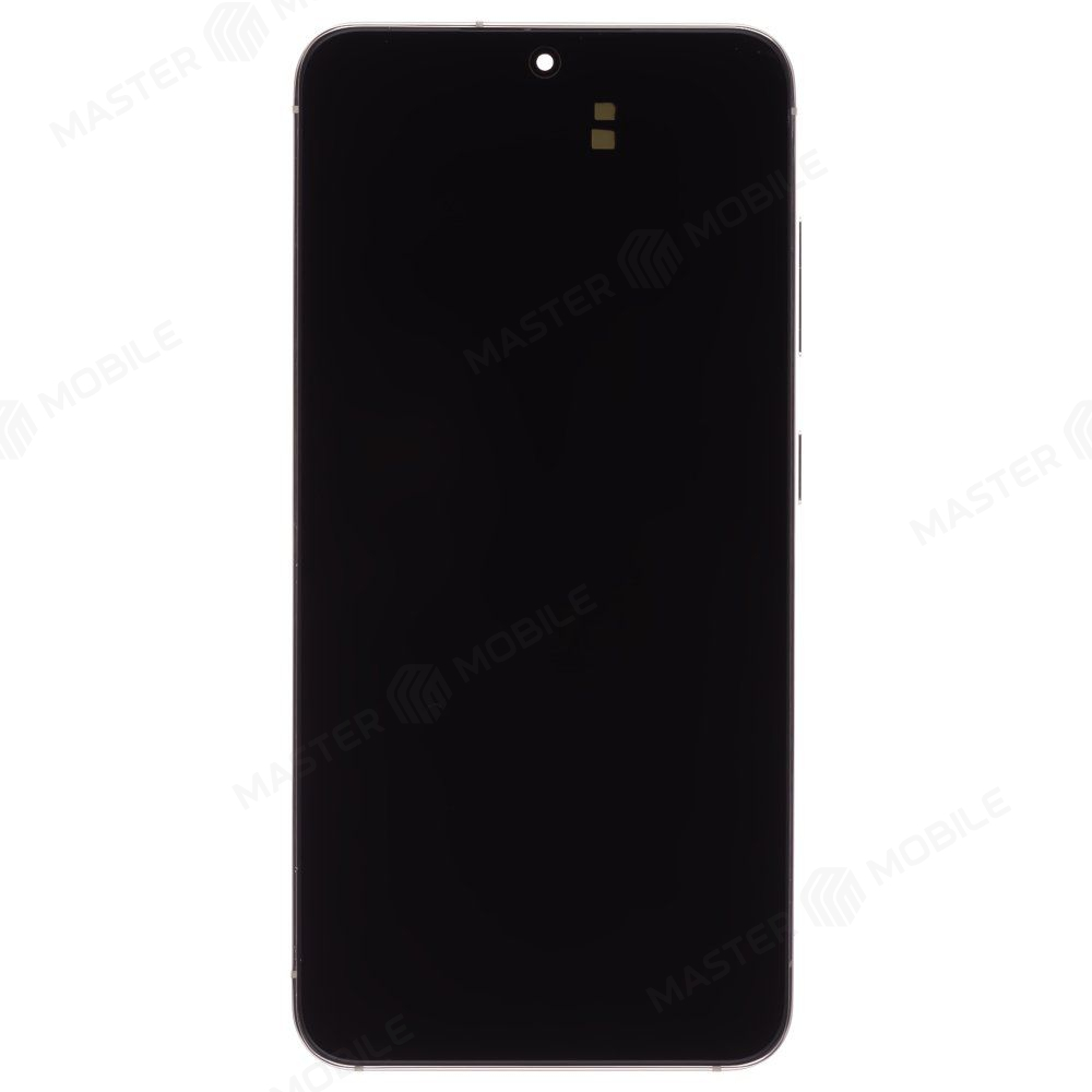 Дисплей для Samsung S911 Galaxy S23 + тачскрин (бежевый) (в рамке) (OLED) (Full Size)