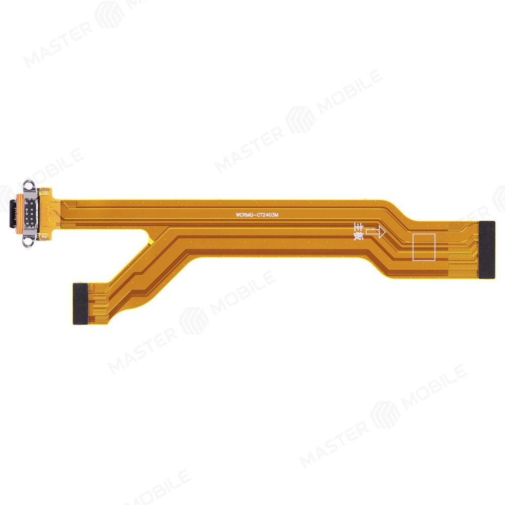 Шлейф для Realme 5 Pro (RMX1971) с комп. + разъем зарядки