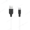 Дата-кабель Hoco X21 Plus USB-Type-C (плетеный шнур / силикон), 1.0 м (белый) фото №1